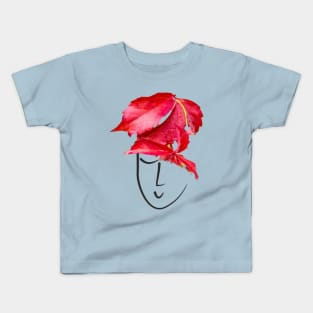 An autumn lady Kids T-Shirt